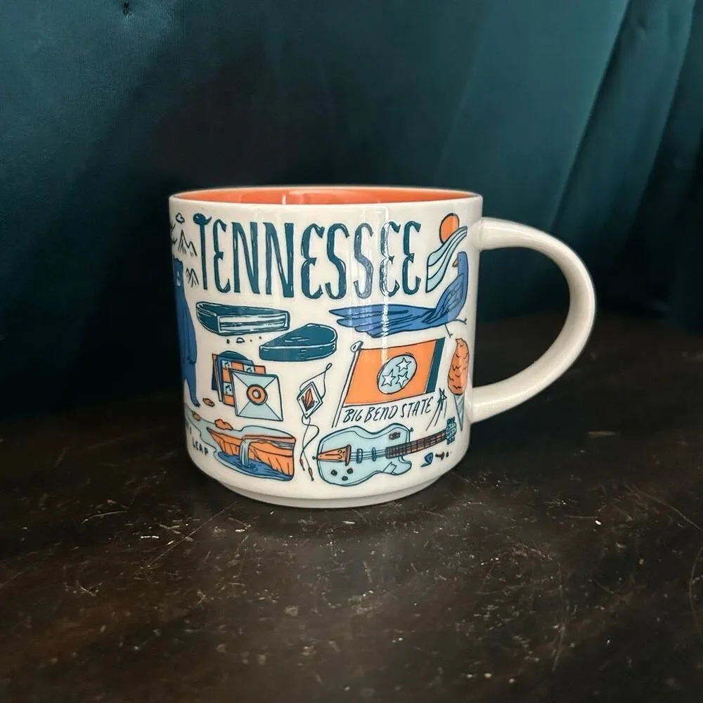Starbucks Tennessee Mug Been There Series Across The Globe 14oz